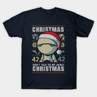 Ugly Sweater Marvin Paranoid Android - Hitchhiker's Guide to the Galaxy T-Shirt T-Shirt